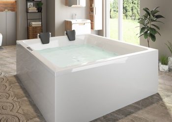 160×160 kare çift kişilik jakuzi