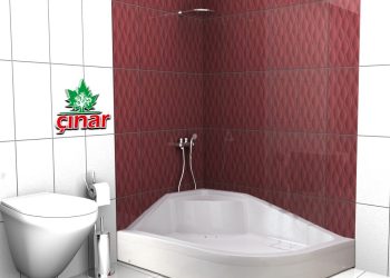 Yüksek Oturmalı Asimetrik Oval Duş Tekneleri