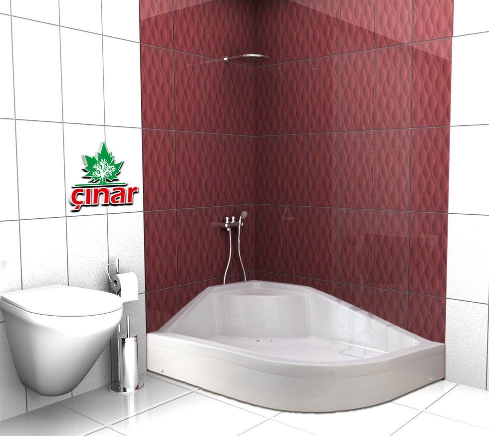 Yüksek Oturmalı Asimetrik Oval Duş Tekneleri