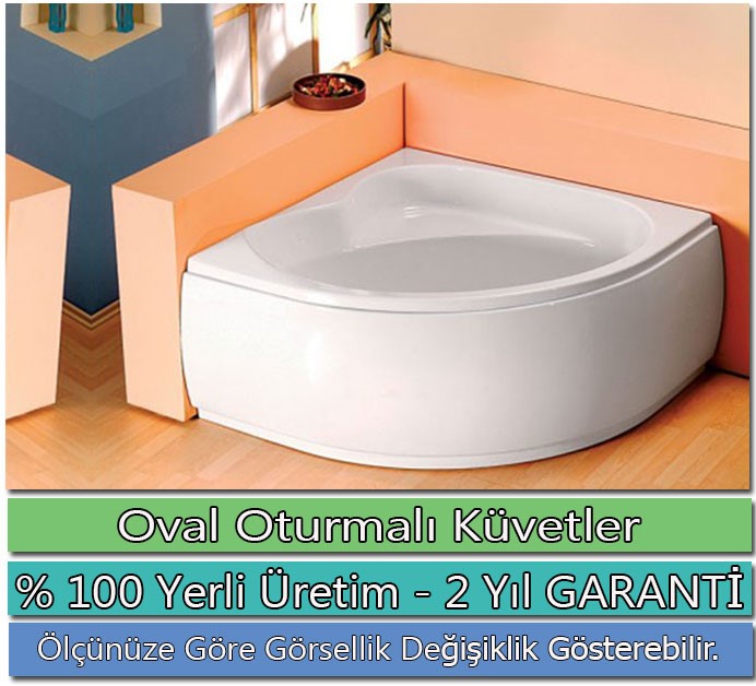 Eşkenar Oval ve Asimetrik Oval Küvetler