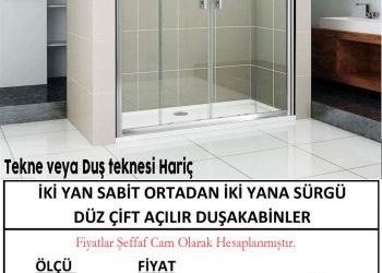 duşakabin fiyatları