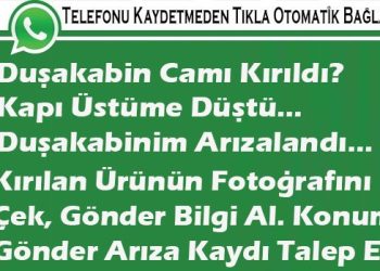 Duşakabin Camı Kırıldı.