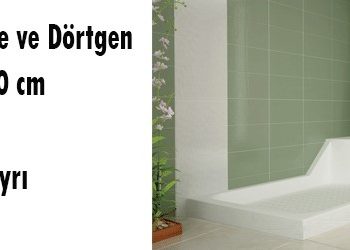 Oturmalı Kare ve Dikdörtgen Monoblok Duş Tekneleri