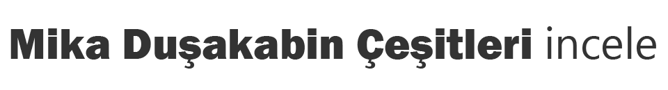 Duşakabin Çeşitleri